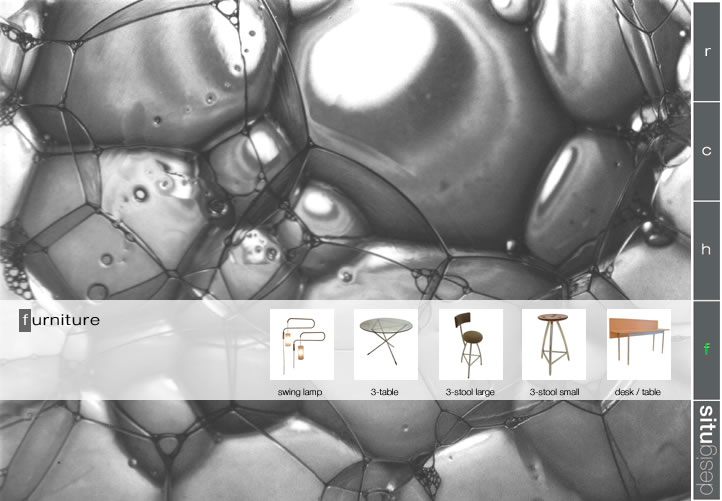 <furniture designer>